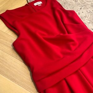 Gorgeous wide legged red jumpsuit